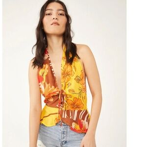 Free People Hot Tropics Tank - Womens Small